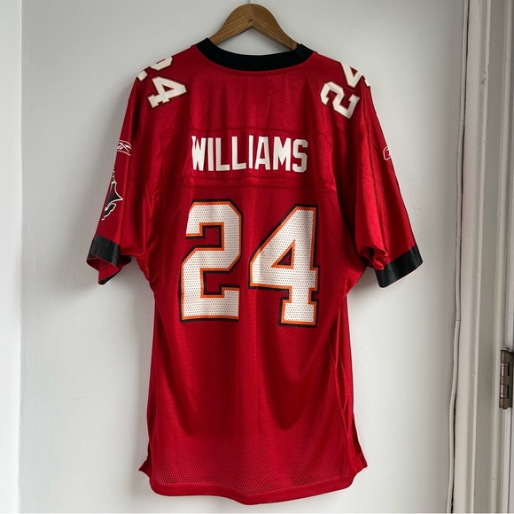 Vintage Cadillac Williams Tampa Bay Buccaneers Jersey Reebok Mens Medium‎ NFL - Picture 8 of 11